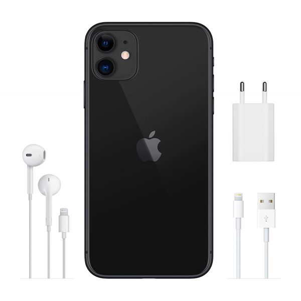 Apple iPhone 11 (2021), 64 ГБ, чёрный - фото4