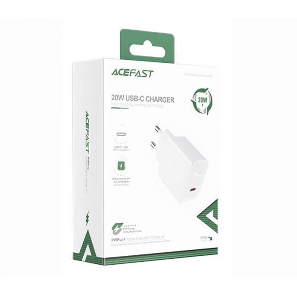 СЗУ ACEFAST A1 PD 20W 1USB-C (белый) - фото 5
