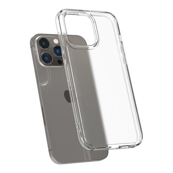 Чехол-накладка Spigen Ultra Hybrid для iPhone 14 Pro, полиуретан (TPU), (Frost Clear) прозрачный - фото 4