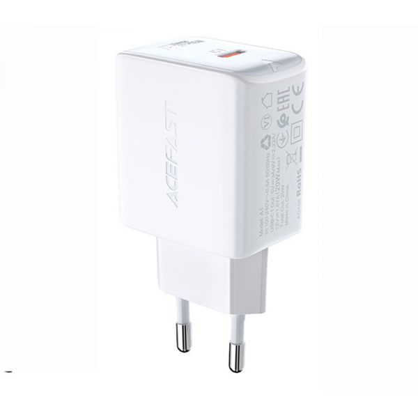 СЗУ ACEFAST A1 PD 20W 1USB-C (белый) - фото 3