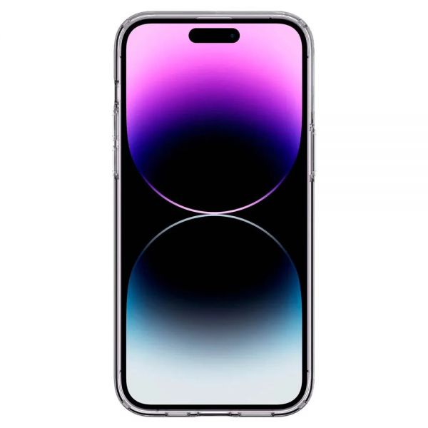 Чехол-накладка Liquid Crystal для iPhone 14 Pro Max, полиуретан (TPU), (Crystal Clear) прозрачный - фото 3