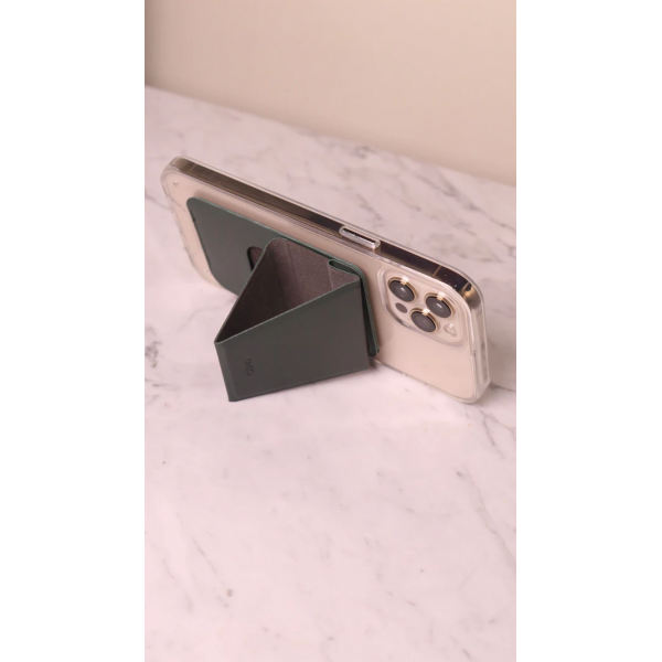 Магн. бумажник UNIQ с функцией стенда LYFT Magnetic Зеленый - фото