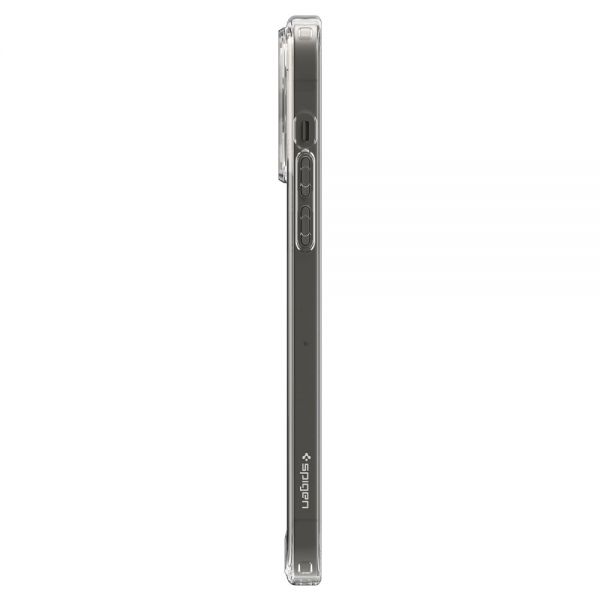 Чехол-накладка Spigen Ultra Hybrid для iPhone 14 Pro, полиуретан (TPU), (Frost Clear) прозрачный - фото 7