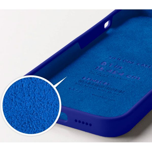 Elago для iPhone 14 Pro чехол Soft silicone (Liquid) Синий кобальт - фото 2