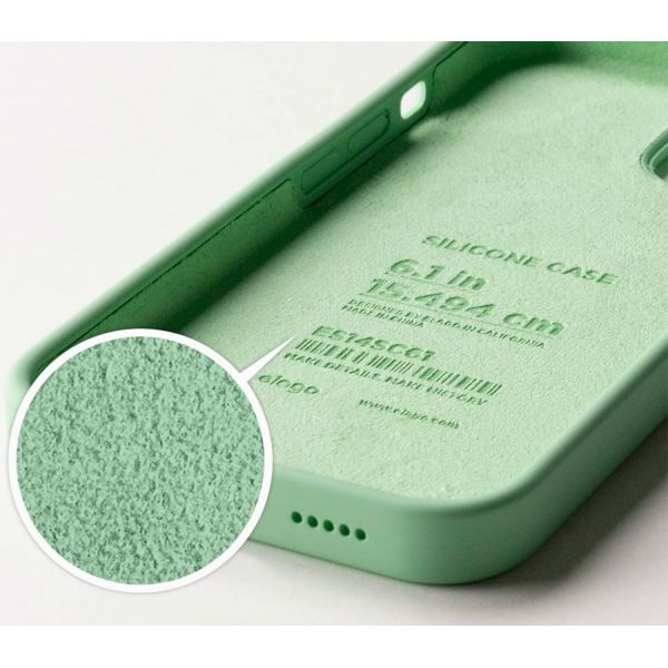 Elago для iPhone 14 Pro чехол Soft silicone (Liquid) Пастельно-зеленый - фото 2