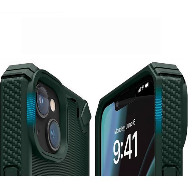 Elago для iPhone 14 Plus чехол ARMOR silicone (tpu) Темно-зеленый - фото 2