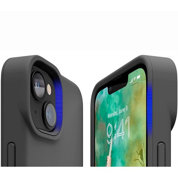 Elago для iPhone 14 чехол GLIDE (tpu+pc) Темно-серый/черный - фото 2