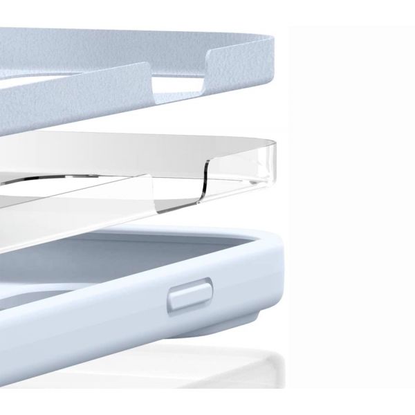 Elago для iPhone 14 Pro чехол Soft silicone (Liquid) Светло-синий - фото 3