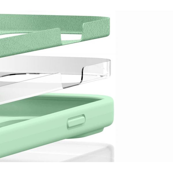 Elago для iPhone 14 Pro Max чехол Soft silicone (Liquid) Пастельно-зеленый - фото 3