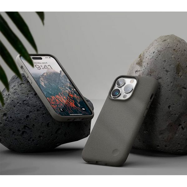 Elago для iPhone 14 Pro чехол PEBBLE (tpu/stone) Серый - фото 4