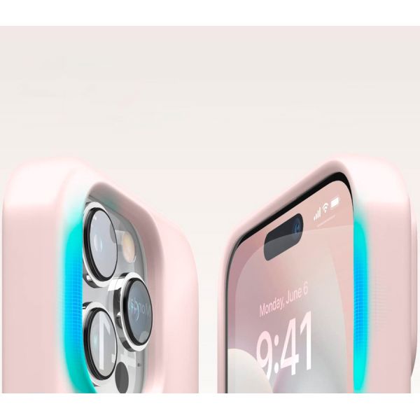Elago для iPhone 14 Pro чехол Soft silicone (Liquid) прекрасный розовый - фото 4