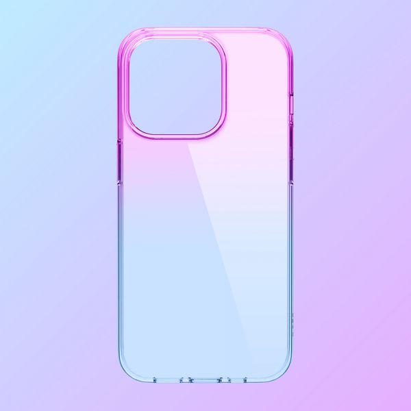 Elago для iPhone 14 Pro Max чехол AURORA (tpu) Градиент Фиолетовый/Синий - фото 3