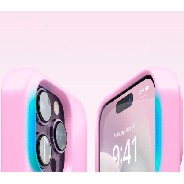 Elago для iPhone 14 Pro чехол Soft silicone (Liquid) Розовый - фото 4