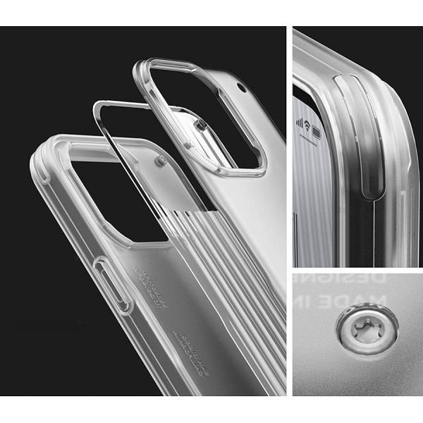 Elago для iPhone 14 Pro чехол BUCKLER (pc/tpu) прозрачный - фото 3