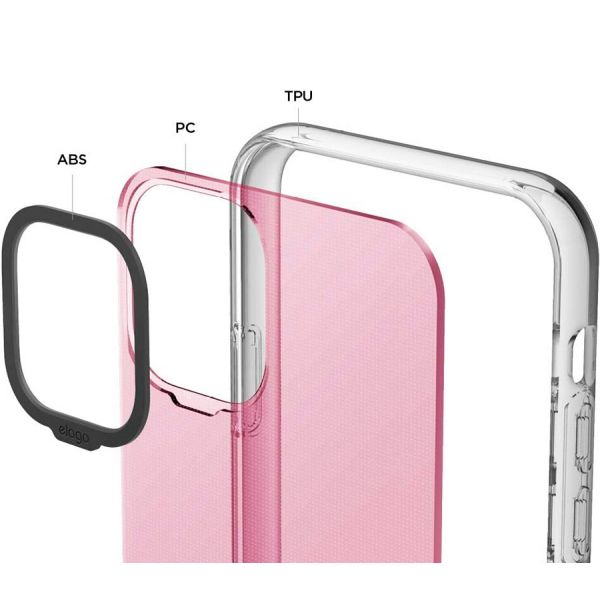 Чехол Elago для iPhone 11 Hybrid case (PC/TPU) Lovely розовый - фото 4