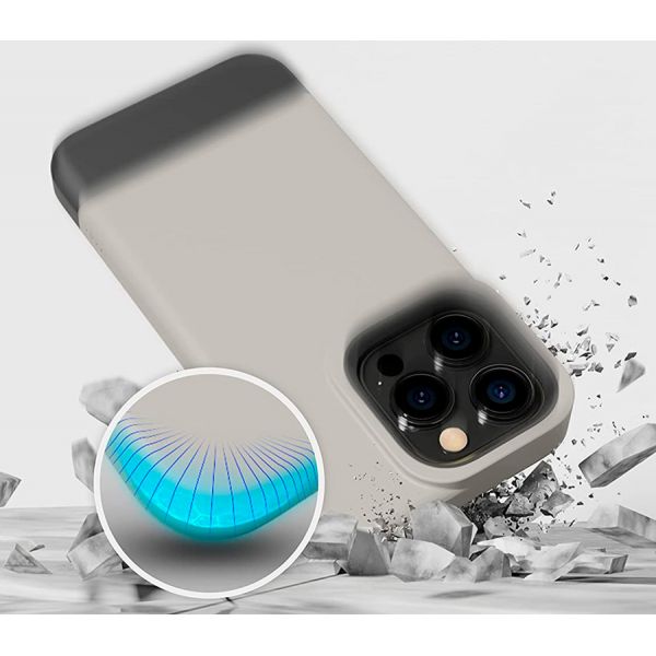 Elago для iPhone 14 Pro чехол GLIDE (tpu+pc) Камень/Темно-серый - фото 4