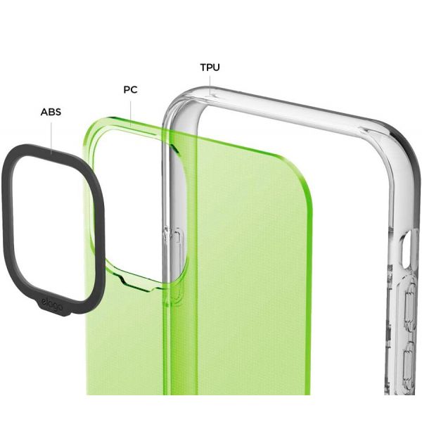 Чехол Elago для iPhone 11 Hybrid case (PC/TPU) Neon желтый - фото 4