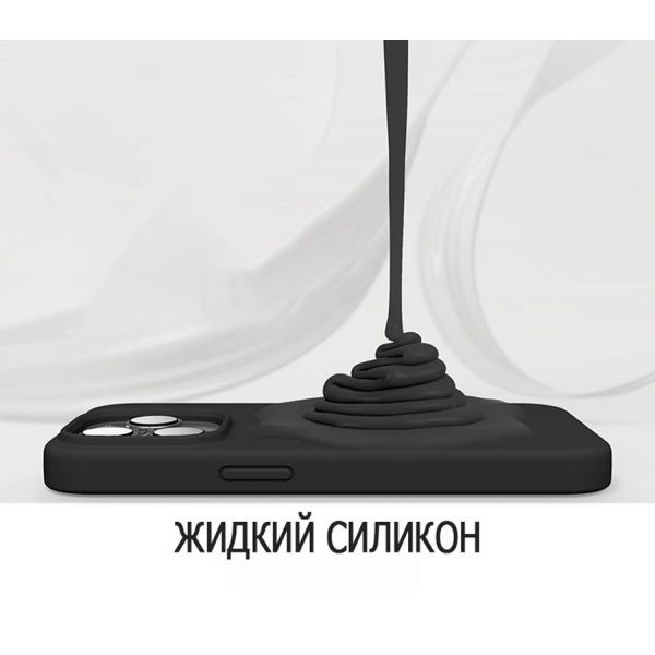 Elago для iPhone 14 Pro чехол Soft silicone (Liquid) черный - фото 5