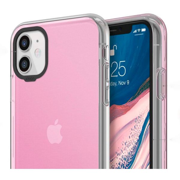 Чехол Elago для iPhone 11 Hybrid case (PC/TPU) Lovely розовый - фото 3