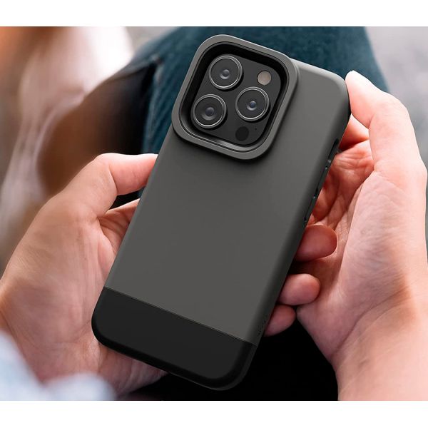 Elago для iPhone 14 Pro чехол GLIDE (tpu+pc) Темно-серый/черный - фото 5