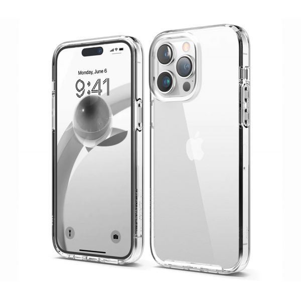Elago для iPhone 14 Pro чехол HYBRID (pc/tpu) прозрачный - фото 1