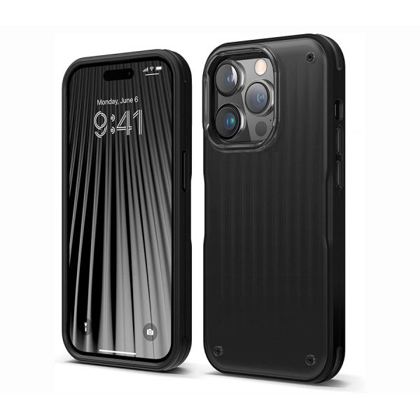 Elago для iPhone 14 Pro чехол BUCKLER (pc/tpu) черный - фото 1