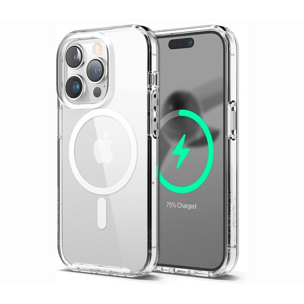 Elago для iPhone 14 Pro чехол MagSafe HYBRID (pc/tpu) прозрачный - фото 1