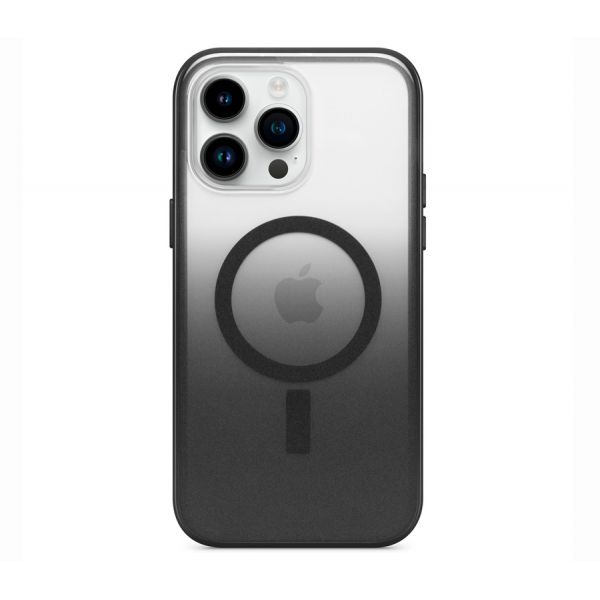 Чехол-накладка OtterBox Lumen Series Case with MagSafe for iPhone 14 Pro Max, чёрный, прозрачный - фото 1