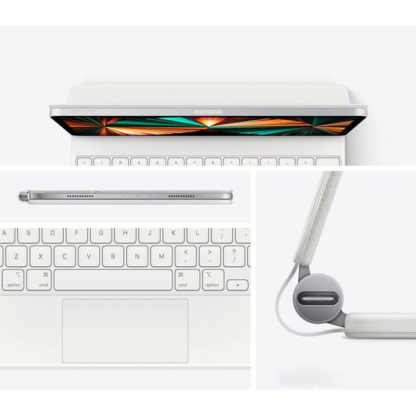 Клавиатура Magic Keyboard для iPad Pro 11 дюймов (3‑го поколения) и iPad Air (4‑го поколения), русская раскладка, белый цвет - фото 7