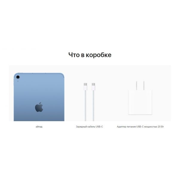 Apple iPad (10th generation) 10.9 Синий 64 ГБ Wi-Fi - фото 10