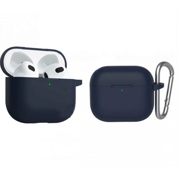 Чехол BlueO для AirPods 3 Soft silicone Темно синий - фото 2