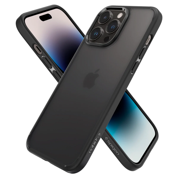Чехол-накладка SPIGEN ULTRA HYBRID IPHONE 14 PRO MAX FROST BLACK - фото 4