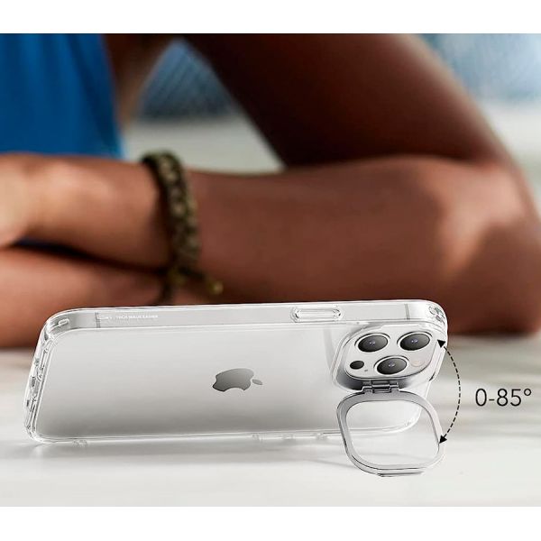 Чехол-накладка ESR Kickstand для iPhone 14 Pro, полиуретан (TPU), прозрачный - фото 3