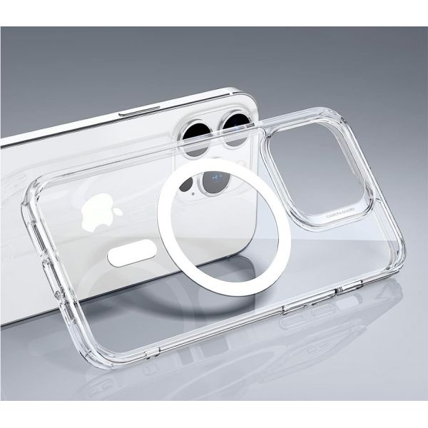 Чехол-накладка Classic Hybrid с MagSafe и HaloLock для iPhone 14 Pro Max, полиуретан (TPU), прозрачный - фото 3