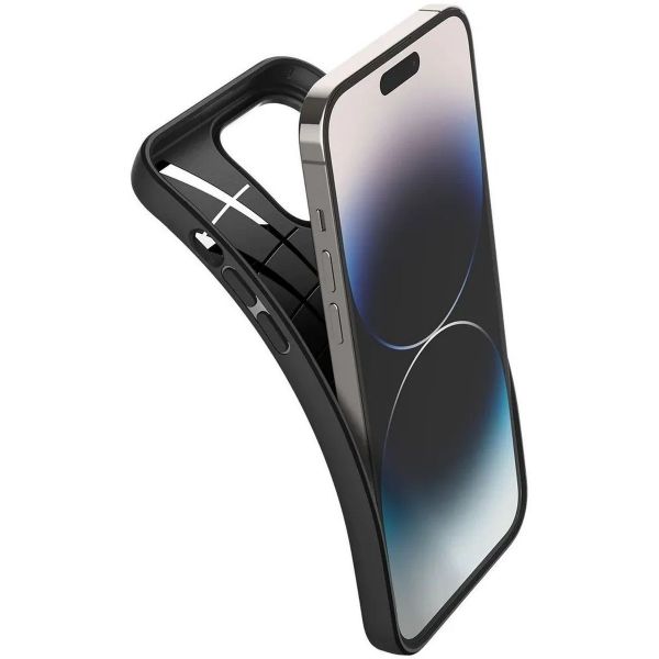 Чехол-накладка Core Armor для iPhone 14 Pro Max, полиуретан (TPU), чёрный - фото 3