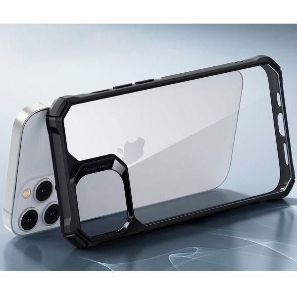 Чехол-накладка ESR Air Armor для iPhone 14 Pro, полиуретан (TPU), противоударный, чёрный / прозрачный - фото 5