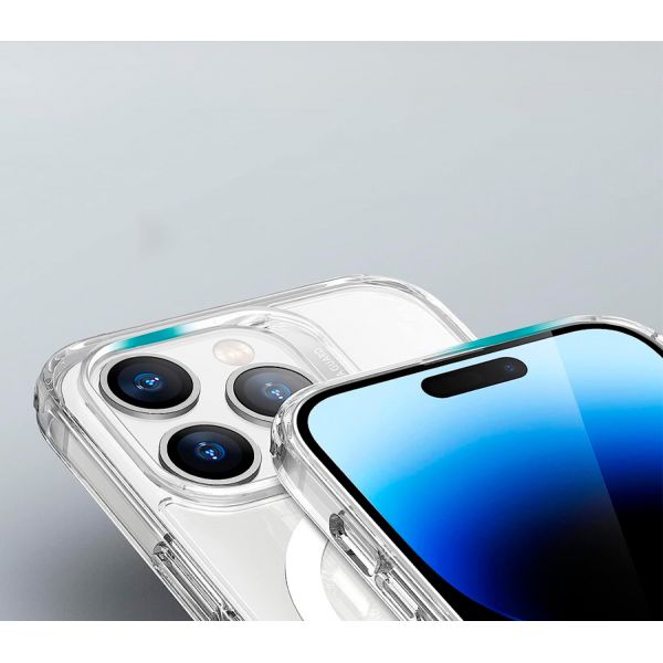 Чехол-накладка ESR Classic Hybrid с MagSafe и HaloLock для iPhone 14 Pro, полиуретан (TPU), прозрачный - фото 5