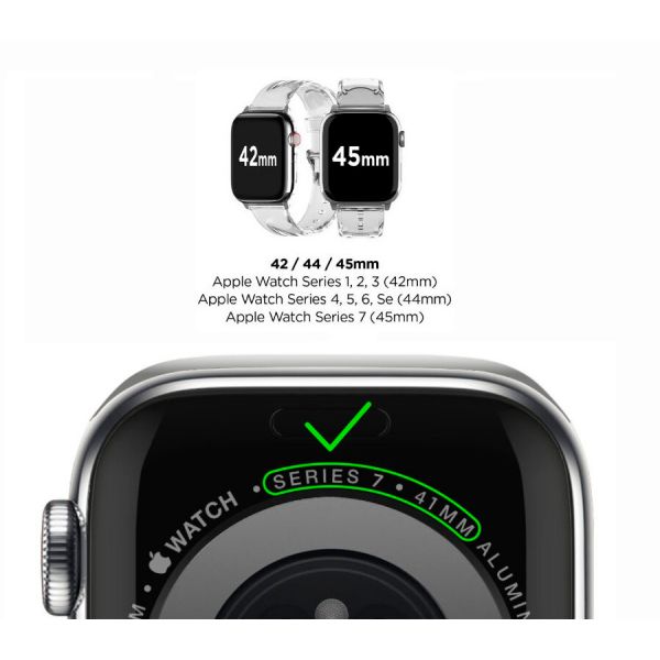 Ремешок Elago для Apple Watch 42/44/45 mm Clear TPU Band - фото 5