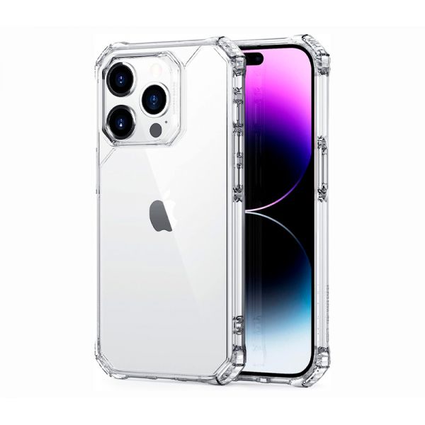 Чехол-накладка Air Armor для iPhone 14 Pro Max, полиуретан (TPU), противоударный, прозрачный - фото 1