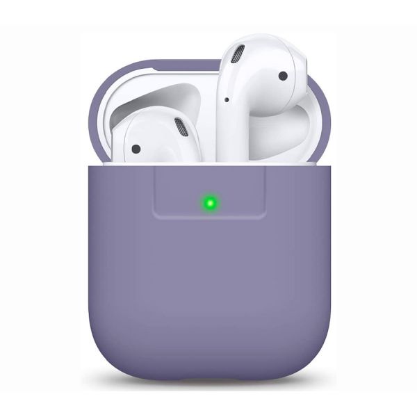 Чехол силиконовый Elago для AirPods, лавандовый серый, EAPSC-LVG - фото 1