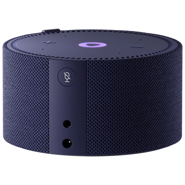 Умная колонка Яндекс Станция Мини, с часами, синий - фото 4