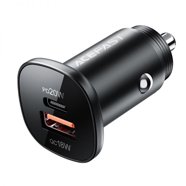 АЗУ ACEFAST B1 38W Mini 2USB (USB-C+USB-A) (черный) - фото 3