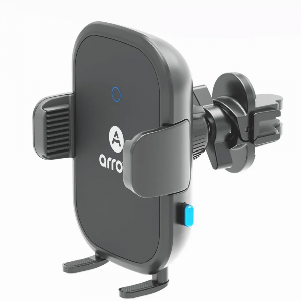 Автодержатель Arroys Vent-W2 Auto, 15 Вт, в решётку, беспроводная зарядка, чёрный - фото 2