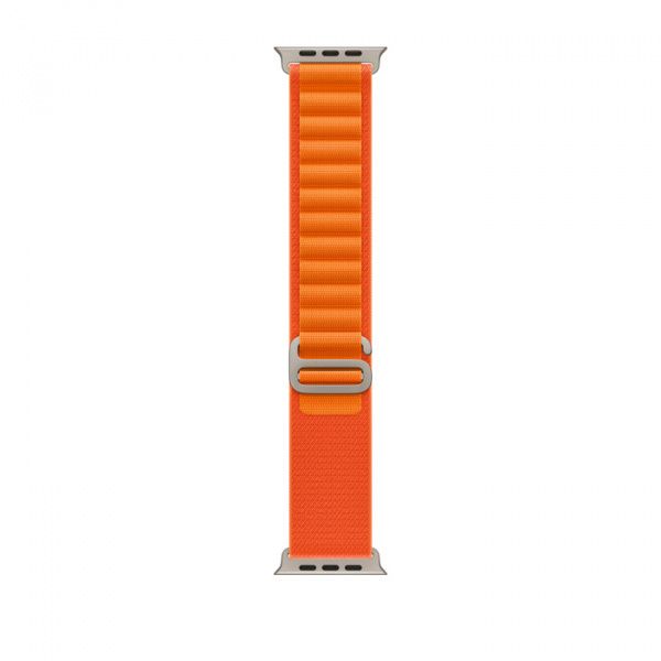 Браслет Apple Alpine оранжевого цвета для Apple Watch 44, 45 мм и Ultra - фото 4