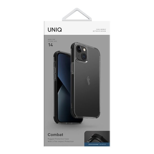 Uniq для iPhone 14 чехол Combat черный - фото 6
