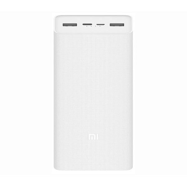 Аккумулятор внешний резервный XIAOMI 3 30000mAh Quick Charging Version белый - фото 1