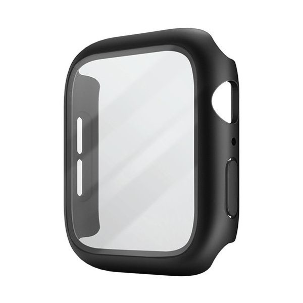 Чехол Uniq для Apple Watch 44 mm Nautic +9H glass Water-resistant IP68 черный - фото 2