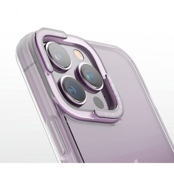 Чехол-накладка Elago для iPhone 14 Pro, DUAL (pc/tpu), противоударный, Темно-фиолетовый - фото 3