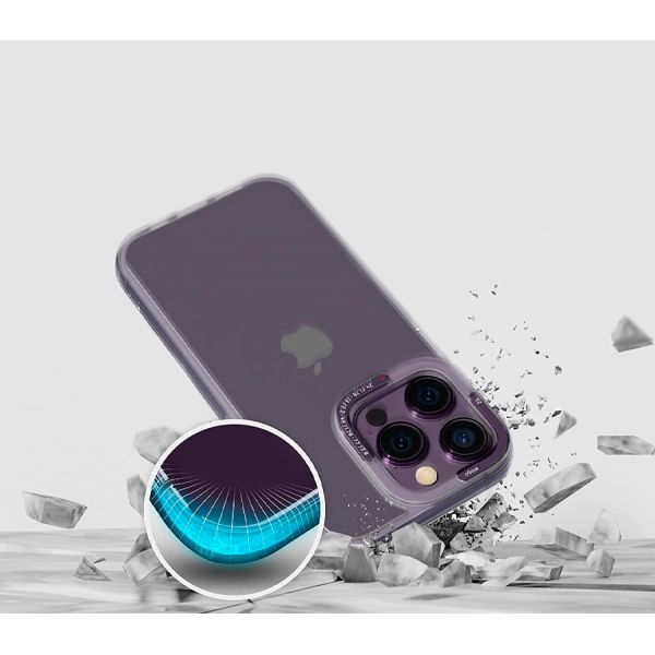 Чехол-накладка Elago для iPhone 14 Pro, DUAL (pc/tpu), противоударный, Темно-фиолетовый - фото 5
