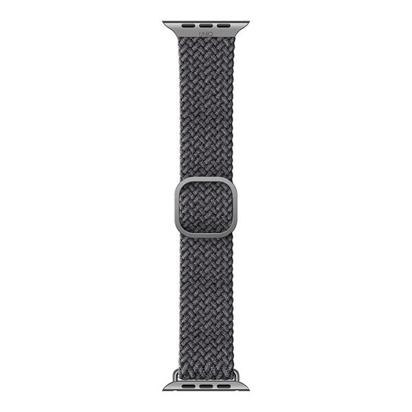 Ремешок Uniq для Apple Watch 45/44/42 mm ASPEN Strap Плетеный Серый - фото 4